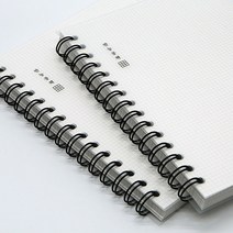 A5 모눈 3mm 필기노트 PP 그리드 수학 방안 오답 스터디 공시생 수험생 스크랩 일기장