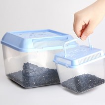 코코넷 PP 탄성 채집통 2사이즈 소라게키우기 도둑게 곤충사육통 달팽이집
