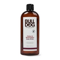 Bulldog Mens 스킨care and Grooming 남성용 스킨케어 앤 그루밍 바디 워시 레몬 베르가못 500ml(16.9온스), Vetiver and Black Pepper