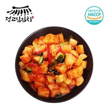 정고집 맛있는 깍두기 1kg 전라도깍두기 봄 여름 가을 겨울 제철 시원한깍두기 무김치 무우김치 설렁탕집 식당 깍뚜기 석박지 섞박지