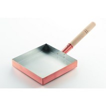 아이자와공방 구리 계란말이팬, 정사각 21cm