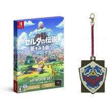일본정품 1. 닌텐도 젤다의 전설 꿈을 꾸는 섬 ARTBOOK SET - Switch 젤다 러버 패스 케이스 (하이리아의, 아마존 3호기아트북 세트_원 컬, 상세 설명 참조0, 상세 설명 참조0
