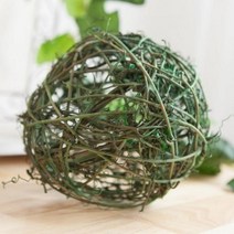 기타 바보사랑[플라워트리]라탄볼 15cmM 인테리어 소품 FDIYFT