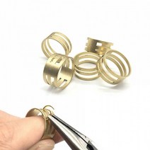오링 반지 DIY 악세사리 키링 목걸이 팔찌 비즈 만들기 KK443b1928, 골드