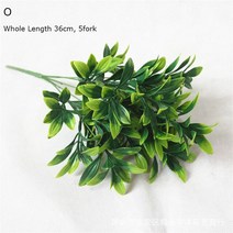 인조 잔디 이끼 식물 인공 플라스틱 7 가지 잔디 식물 인조 꽃 웨딩 꽃꽂이 크리스마스 홈 인테리어 1 개, 15 O