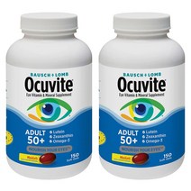 바슈롬 [2개 SET] 오큐바이트 50+ 150정 (소프트젤) Bausch Lomb Ocuvite 150sgles, 1개