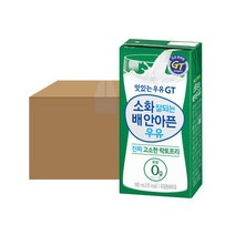 맛있는우유GT 고소한 락토프리 180ml 24입, 맛있는우유GT 고소한 락토프리 1