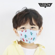 킨즈 베이비 아기와나 유아 소형 초소형 어린이 마스크 100매, 10. 곰돌이M 100매