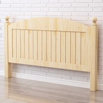 헤드보드 헤드없는침대 템바보드침대 침대헤드보드 맞춤형 원목 소나무 더블 베드사이드 싱글 구매, 30. 유럽식 120100 통나무 외