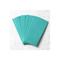 선정리 열수축튜브 케이블 슬리브 20 50 100pcs 18650 Lipo 배터리 랩 PVC 열 수축 튜브 Precut 너비 295mm x 72mm 절연 필름 보호 케이스 팩 11, Lake Blue, 20pcs