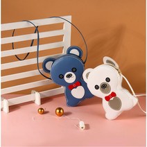 가죽공예 DIY 키트 리본곰돌이 가방 만들기 조카선물 반제품 손바느질 집콕취미, [IC06_03] 리본곰돌이_브라운 DIY