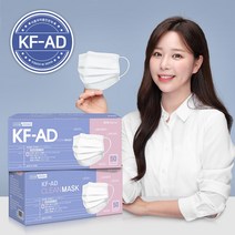 국산 다샵 클린 KF-AD 비말차단 마스크, 화이트 100매