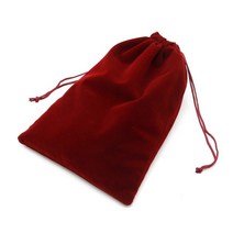 광목파우치 명품화장품 어린이집 친환경 파우치 2개/몫 보석 가방 다크 레드 벨벳 큰 팔찌 사탕 포장 웨딩