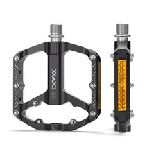 CXWXC 산악 자전거 페달 - 9/16인치 자전거 페달 플랫폼, 옐로우