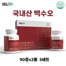 여성 백수오 영양제 국산 백하수오 열수 추출물 알약 정제 은조롱 40대 50대 60대 중년 여자 엄마 선물 추천 Baeksuo 홈쇼핑, 3set, 90정*2통