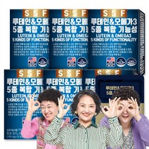 순수식품 루테인 오메가3 180캡슐, 30정, 6개