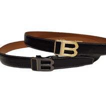 남자 벨트 벨트 자동단추 악어 리얼 가죽 120cm