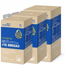 대상웰라이프 알티지 오메가3 EPA DHA 영양제 멸치 엔초비 항상패 rtg 눈오메가3 비타민E 30캡슐 3통
