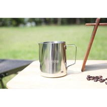 캠핑 홈카페 스텐 스팀 피쳐 600ml 드립 서버 야외