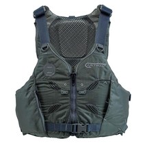 Astral V Eight Fisher 구명조끼 PFD 카약 낚시 레크리에이션 및 투어링용 페블 그레이 L XL, Medium/Large, Pebble Gray, Pebble Gray
