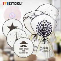 [마이도매]I30028-29A 선풍기커버 스탠드용 벽걸이용/, 4.올인원롱스탠드블루