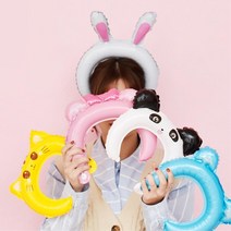 생일 이벤트 머리띠 풍선 어린이 홈파티 기념일 데코, 젖소