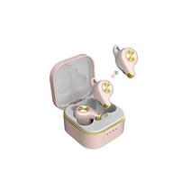AVIOT TED01q2 무선 이어폰 노이즈 캔슬링 옷 갈아입히기 이어윙 포함 완전 무선 이어폰 bluetooth 5.2 한쪽 귀 모드 최대 34시간 재생 장시간 재생 귀여운 디자인 외부 소리 넣기 IPX4 방수 핑크 쿼츠