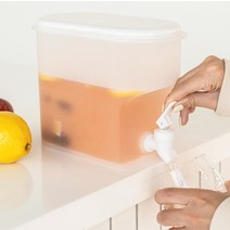 음료디스펜서 워터디스펜서 어린이집물통 플라스틱 원터치 물통 3.5L