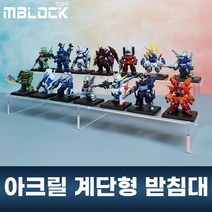 넨도로이드 소니엔젤 건담 피규어진열대 계단식받침대 소품거치대 아크릴진열대 아크릴거치대 엠블럭 아크릴계단형받침대 1층 2층 3층 4층 5층, 데돌프-1층, 6cm, 1개
