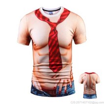 라오농 남자반팔티 아이디어 엽기 t셔츠 문신 옷 3D입체 그림 프린팅 짧은소매 t티셔츠패션 여름