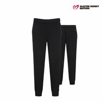마스터바니에디션 골프 masterbunnyedition남성 배색 트레이닝 팬츠 M411A1PF307_BK, 004, BK