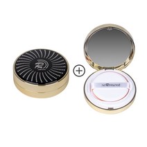 [1+1] 세르망 듀오매직 리쥬버네이팅 에어쿠션 12gx2 (리필) 21호 네이처럴 베이지 연예이물광 밀착력과 커버력 우수한 광채쿠션