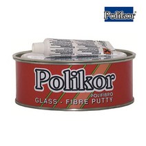 POLIKOR 폴리코 FRP 유리섬유 퍼티(2kg)-경화제 포함 아연퍼티 빠데 도장 도색 자동차보수