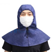 고급형 데님 용접두건 용접 모자 안전 보호구 사계절 청두건, 단품