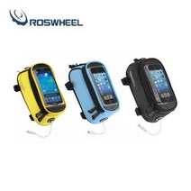 로스휠 [Roswheel] 12496 정품 자전거가방 스마트폰, L:엘로우