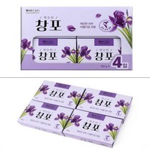 4개입 천연 식물성 창포 샴푸 비누 헤어 모발, 4개
