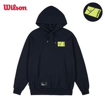 윌슨 윌슨 테니스코트 어센틱 후드 티셔츠 - WLTRF7693UK
