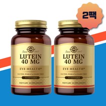 솔가 루테인 Lutein 제아잔틴 40mg 30캡슐 2팩, 1개, 기본