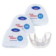 치과 교정 교정기 세트 3 단계 실리콘 정렬 트레이너 치아 리테이너 Bruxism 마우스 가드 키즈 치아 스트레이트너, GERMANY
