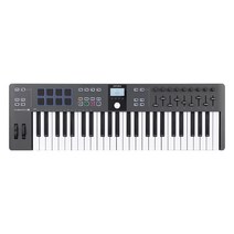 Arturia KeyLab Essential MK3 49 아투리아 키랩 에센셜 MK3 마스터 키보드 건반 미디 컨트롤러, Black