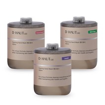 디하우트 핸드워시 손세정제 대용량 리필 430ml x 3개, 혼합(망고자몽향+애플바질향+라벤더)