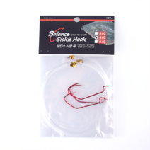 [오기몰] 밸런스 시클 훅 다운샷 바늘 채비 8pcs 3pcs 광어 외수질, 시클훅채비 4/0