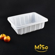 뼈찜용기 갈비찜용기 보쌈용기 M-1923F 탕용기 사각 감자탕용기 JW 50세트, 백색 50세트