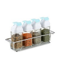 바보사랑 원터치 양념병 스카이 블루 80ml 5P세트.시노글라스
