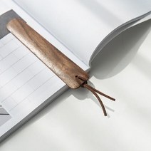 원목 디자인이예쁜 책클립 북마크책갈피 북마크 우드 감성문구 책갈피, 월넛
