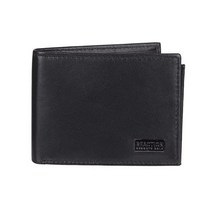 131395 케네스콜 REACTION 남성용 가죽 이중 지갑