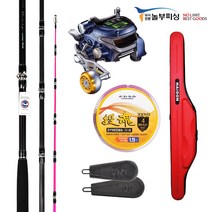 열기낚시 해동 레드아이스페셜 150-350 은성 프라이머스 전동릴 풀세트, 사무이V 330MH, 그레이 HD-182