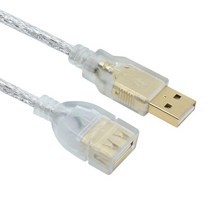 USB2.0 연장케이블 AM-AF 키보드 마우스 삼성 HP 캐논 프린터 복합기 USB연장연결선, 4.5m, 1개