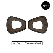 작업용마스크 산업용 3M 방진용 안면쉴드 보안경 1급10pcs 5N11 코 튼 필터 501 커버 교체 6200/7502/6800, 04 2pcs Clear Black, 10개