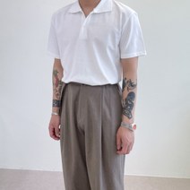 와이샵 / 여름 베이직 반팔 카라 티셔츠